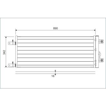 Condenseur, climatisation VALEO