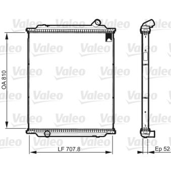 Radiateur, refroidissement du moteur VALEO 733518