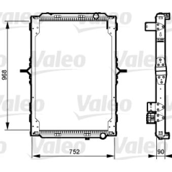 Radiateur, refroidissement du moteur VALEO 733547