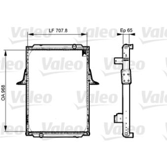Radiateur, refroidissement du moteur VALEO 733532