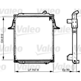 Radiateur, refroidissement du moteur VALEO 733535