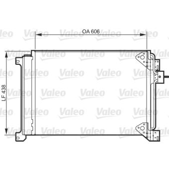 Condenseur, climatisation VALEO 818985