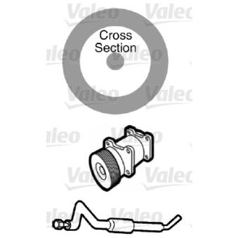 Joint d'étanchéification, conduite de réfrigérant VALEO 509750