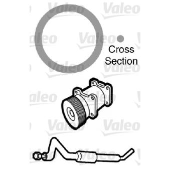 Joint d'étanchéification, conduite de réfrigérant VALEO 509743