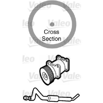 Joint d'étanchéification, conduite de réfrigérant VALEO 509770