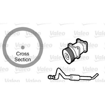 Joint d'étanchéification, conduite de réfrigérant VALEO 509767