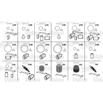 Jeu de joints de climatisation VALEO 509204
