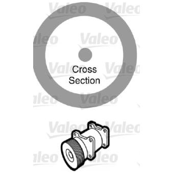 Joint d'étanchéification, conduite de réfrigérant VALEO 509179