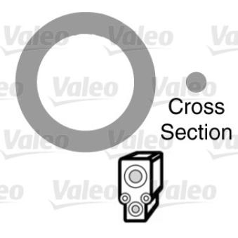 Joint d'étanchéification, conduite de réfrigérant VALEO 509136
