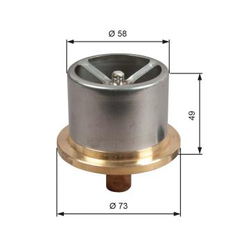 Thermostat d'eau GATES TH51386