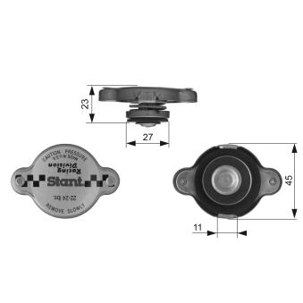 Bouchon de radiateur GATES RC10362