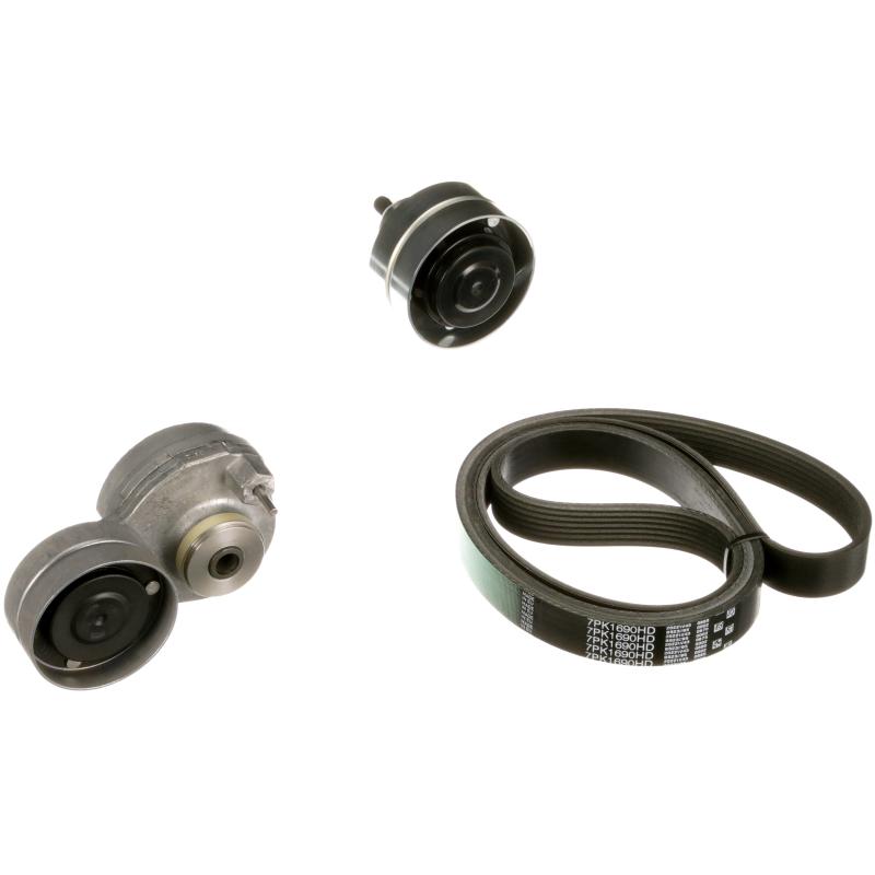 Jeu de courroies trapézoïdales à nervures GATES K017PK1690HD - Visuel 1