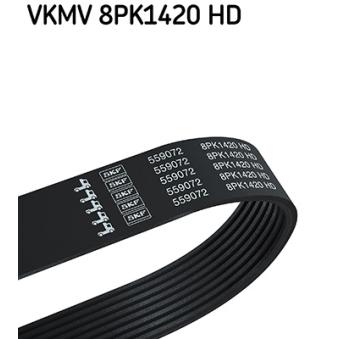 Courroie trapézoïdale à nervures SKF VKMV 8PK1420 HD