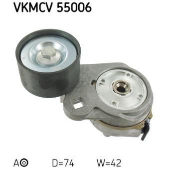 Poulie-tendeur, courroie trapézoïdale à nervures SKF