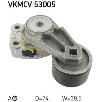 Poulie-tendeur, courroie trapézoïdale à nervures SKF