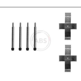 Kit d'accessoires, plaquette de frein à disque A.B.S. 1114Q