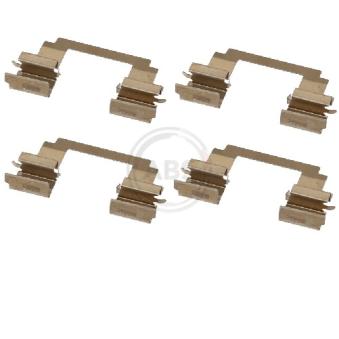 Kit d'accessoires, plaquette de frein à disque A.B.S. 1627Q