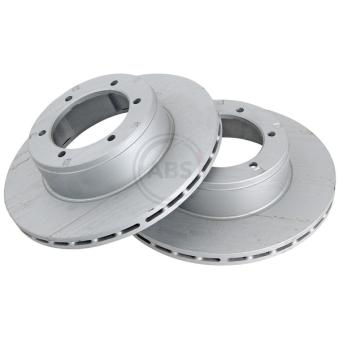 Jeu de 2 disques de frein avant A.B.S. 16890