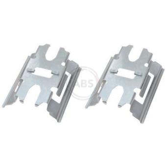 Kit d'accessoires, plaquette de frein à disque A.B.S. 1663Q