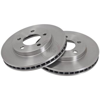 Jeu de 2 disques de frein avant A.B.S. 16679