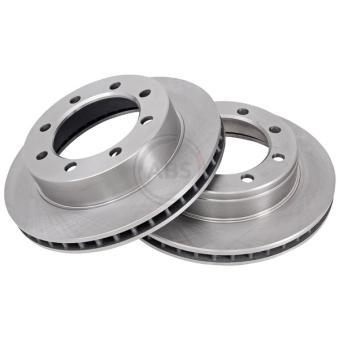 Jeu de 2 disques de frein avant A.B.S. 16853