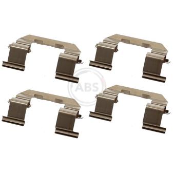 Kit d'accessoires, plaquette de frein à disque A.B.S. 1723Q