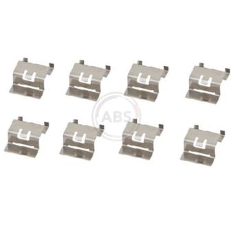 Kit d'accessoires, plaquette de frein à disque A.B.S. 1877Q