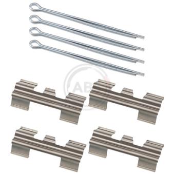 Kit d'accessoires, plaquette de frein à disque A.B.S. 1909Q