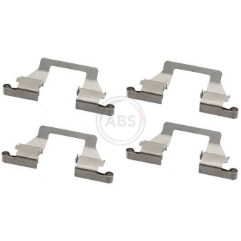 Kit d'accessoires, plaquette de frein à disque A.B.S. 1800Q
