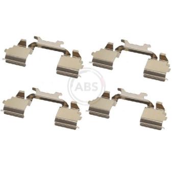 Kit d'accessoires, plaquette de frein à disque A.B.S. 1768Q