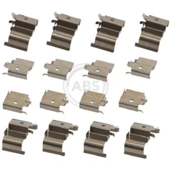 Kit d'accessoires, plaquette de frein à disque A.B.S. 1799Q