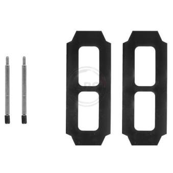 Kit d'accessoires, plaquette de frein à disque A.B.S. 0987Q