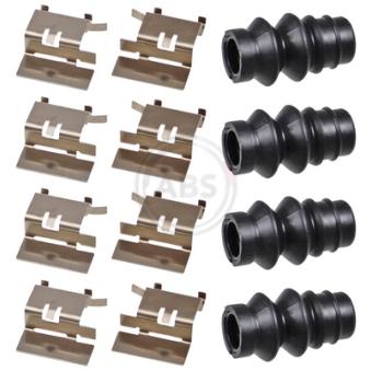 Kit d'accessoires, plaquette de frein à disque A.B.S. 0120Q