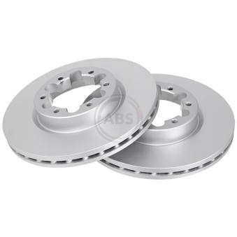 Jeu de 2 disques de frein avant A.B.S. 18083