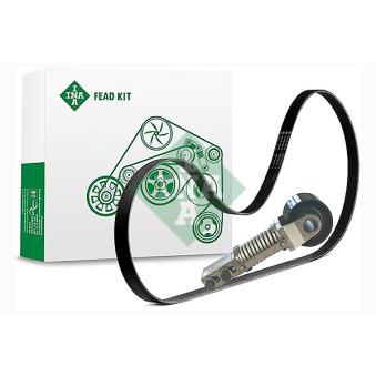 Jeu de courroies trapézoïdales à nervures INA 529 4154 10