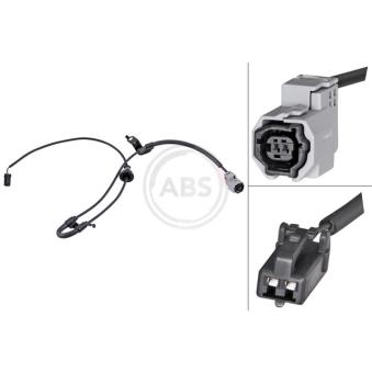 Capteur, vitesse de roue A.B.S. 31681