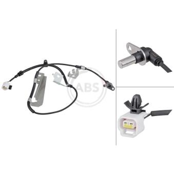 Capteur, vitesse de roue A.B.S. 31980