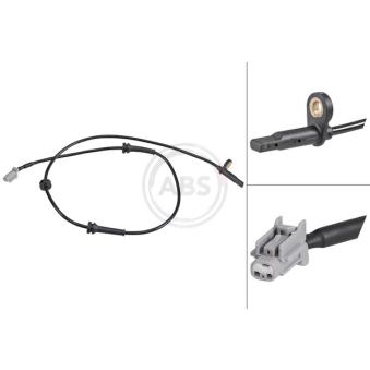 Capteur, vitesse de roue A.B.S.