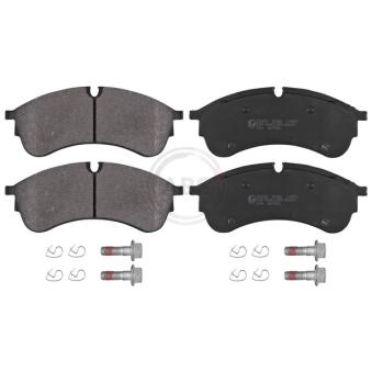 Jeu de 4 plaquettes de frein avant A.B.S.