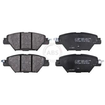 Jeu de 4 plaquettes de frein avant A.B.S.