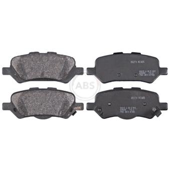 Jeu de 4 plaquettes de frein avant A.B.S.