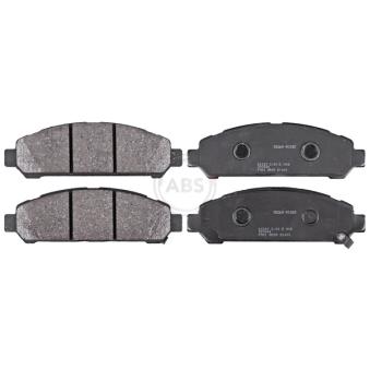 Jeu de 4 plaquettes de frein avant A.B.S. 35269