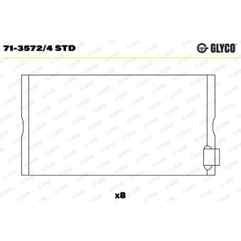Coussinet de bielle GLYCO