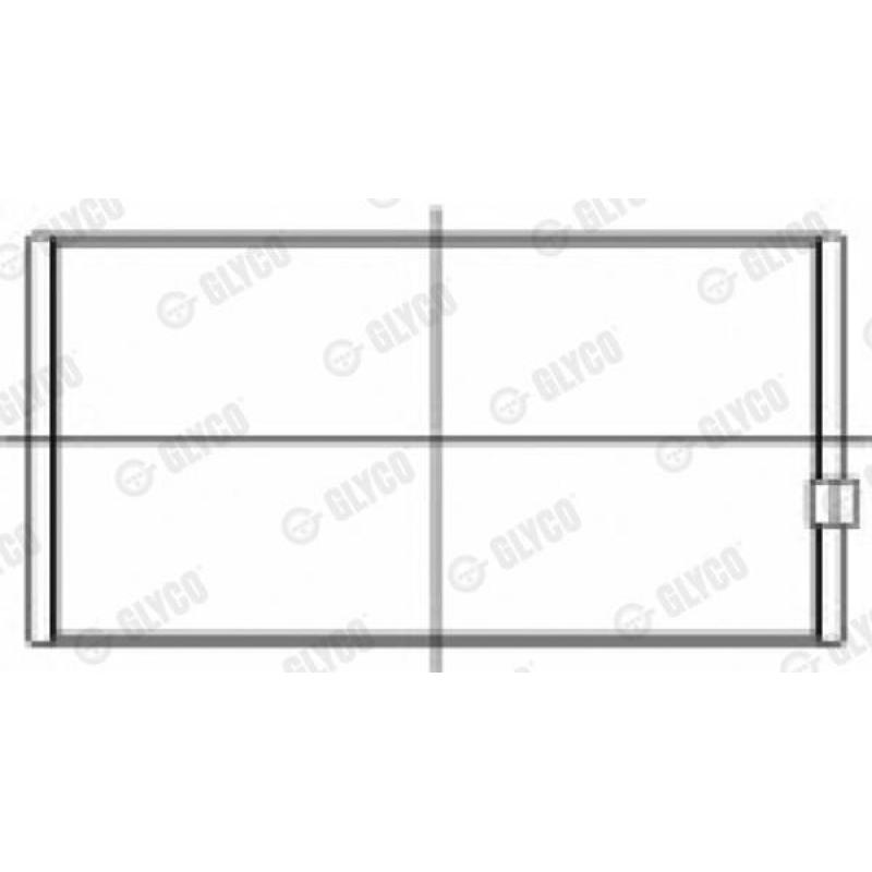 Coussinet de bielle GLYCO 71-4239 STD - Visuel 1