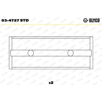 Support d'arbre à came GLYCO 03-4727 STD