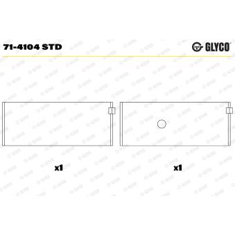 Coussinet de bielle GLYCO