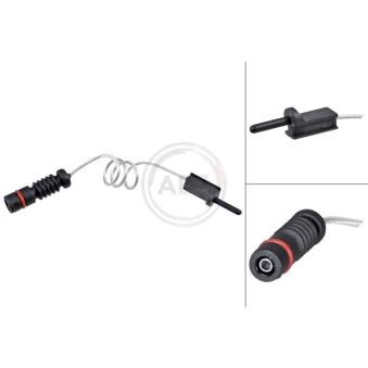 Contact d'avertissement, usure des plaquettes de frein A.B.S.