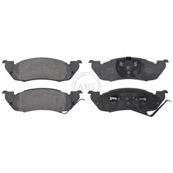 Jeu de 4 plaquettes de frein avant A.B.S. 38529