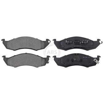 Jeu de 4 plaquettes de frein avant A.B.S. 38576