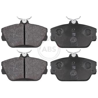 Jeu de 4 plaquettes de frein avant A.B.S. 38598